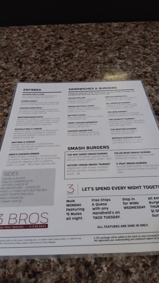 Menu 3 Brothers Corner Tavern-7
