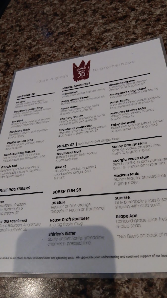 Menu 3 Brothers Corner Tavern-8